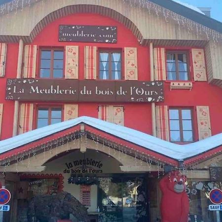 Grand Appartement Aux Rousses Au Dessus De La Meublerie Du Bois De L'Ours Les Rousses Ngoại thất bức ảnh